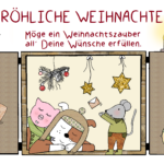 Derzeit nicht auf Lager - Postkarte A6 &amp;amp;amp;amp;quot;Fröhliche Weihnachten&amp;amp;amp;amp;quot; 