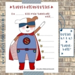 Superheldenposter für Jungen klein anzeige lolo